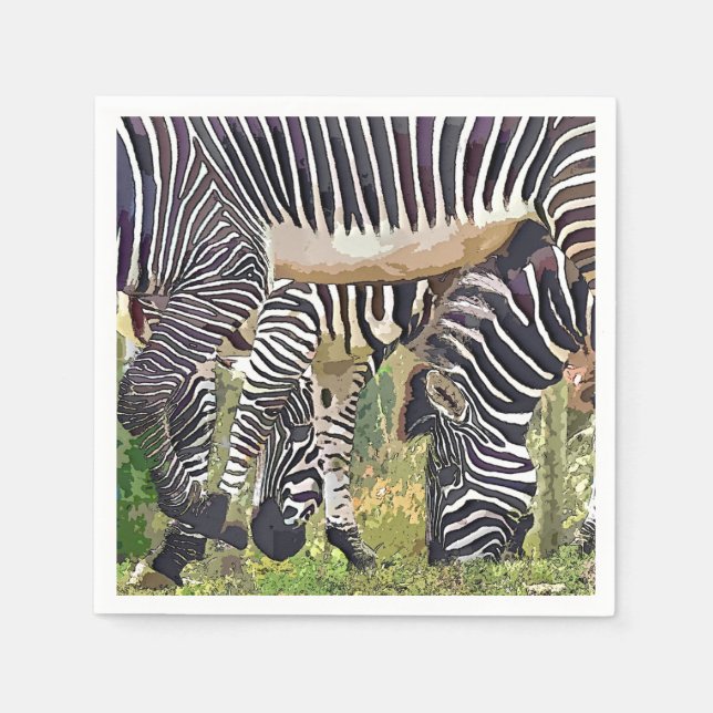 ZEBRAS NAPKIN (Front)