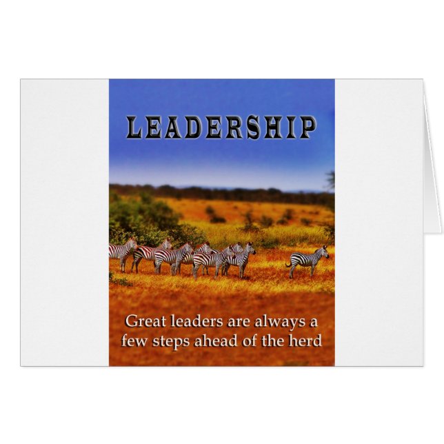 Zebras on Leadership (2) (Front Horizontal)