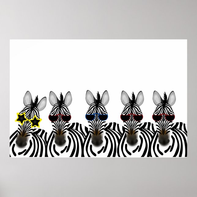 Zebras Poster (Front)