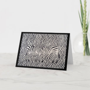 Zebras: Read Between The Lines Card