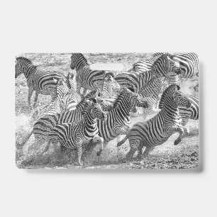 Zebras running ID badge
