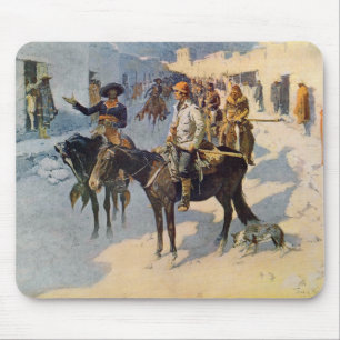 Zebulon Pike Entering Santa Fe Mouse Pad