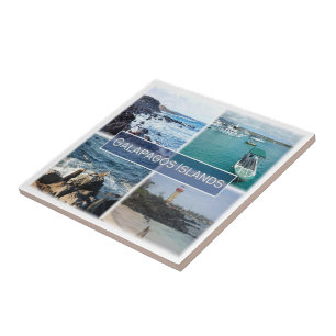 zEC003 GALAPAGOS Islands, Mosaic, Ecuador, Ceramic Tile