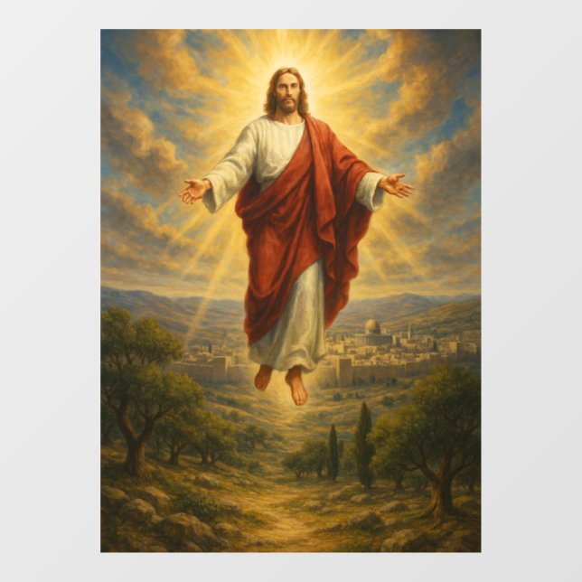 Zechariah 14:4 cling - Jesus returns (Sheet)