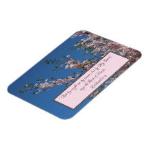 Zechariah 4 cherry tree magnet