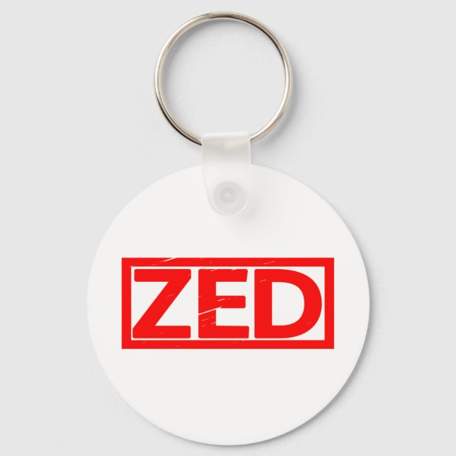 Zed Stamp Key Ring (Front)