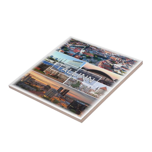 zEE004 TALLINN Estonia, Fridge Ceramic Tile (Side)