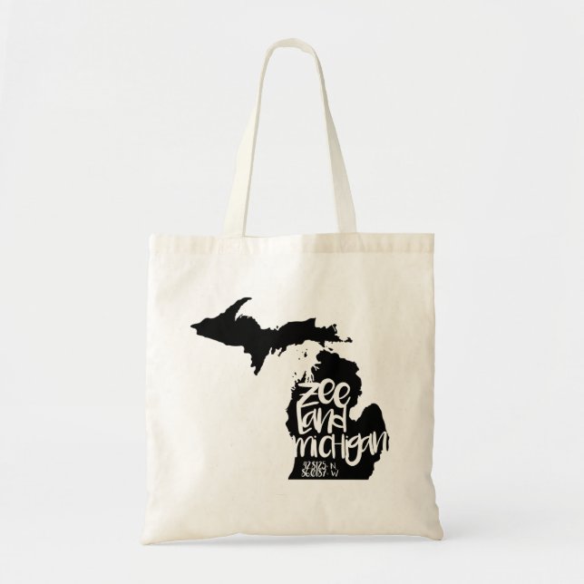 Zeeland, MI Coordinates Tote Bag (Front)