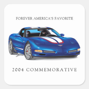 ZEEOSIX COLLECTIBLE AUTO ART SQUARE STICKER