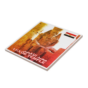 zEG029 EGYPT, Luxor Temple, Africa, Fridge Ceramic Tile