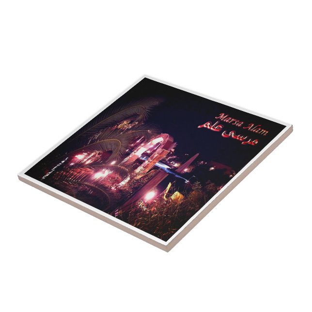 zEG036 MARSA ALAM, Red Sea, Egypt, Africa, Ceramic Tile (Side)