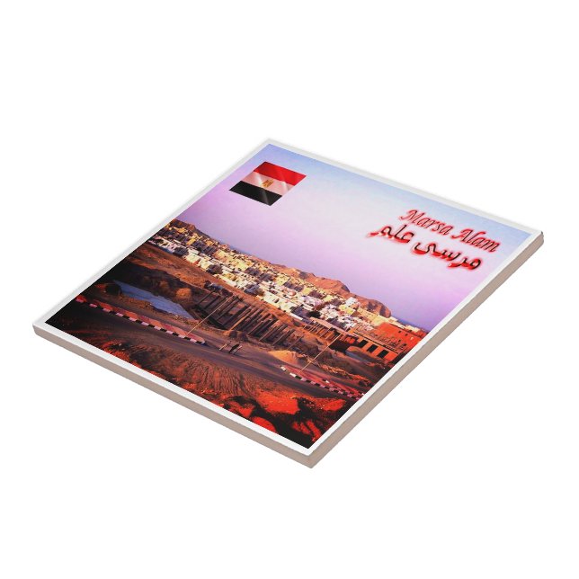 zEG037 MARSA ALAM, Red Sea, Egypt, Africa, Ceramic Tile (Side)