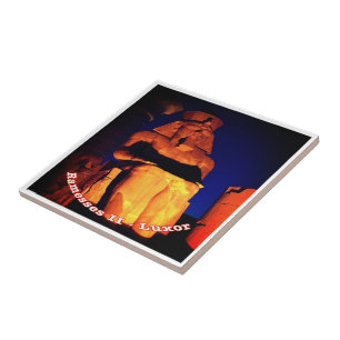 zEG038 LUXOR, Ramesses II, EGYPT, Africa, Ceramic Tile