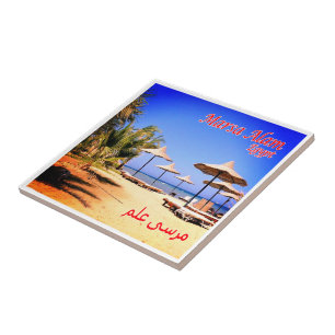 zEG051 MARSA ALAM Beach, Red Sea, Egypt, Ceramic Tile