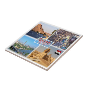 zEG056 CAIRO, Egypt, Mosaic, Africa, Ceramic Tile