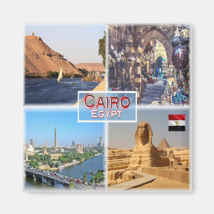 zEG056 CAIRO, Egypt, Mosaic, Africa, Fridge  Magnet