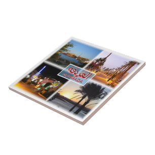 zEG059 HURGHADA, Red Sea, Mosaic, Africa, Ceramic Tile