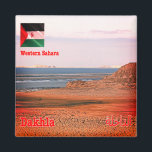 zEH003 DAKHLA, Western Sahara, Africa, Fridge Magnet<br><div class="desc">Here you will find the souvenir of your vacation. (zEH003 DAKHLA,  Western Sahara,  Africa Fridge magnet). Amaze friends and relatives with the unique souvenirs from your great trip. Try us. #LeoPepeDesign - dakhla panorama,  africa western sahara,  leopepedesign,  travel trip photo tourism,  gift souvenir gadget fridge magnet.</div>