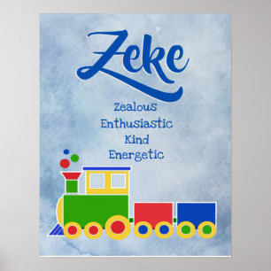 Zeke Name Poster