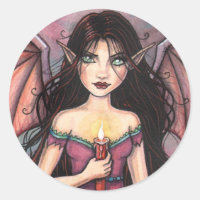 Zelda the Vampire Halloween Stickers