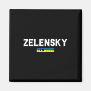 Zelensky Fan Club Support Ukraine Magnet