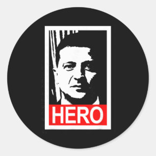 Zelensky - Hero Classic Round Sticker