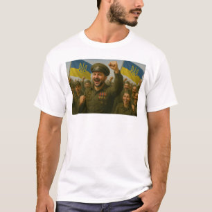 Zelensky Leads Ukrainian Victory Celebration T-Shirt
