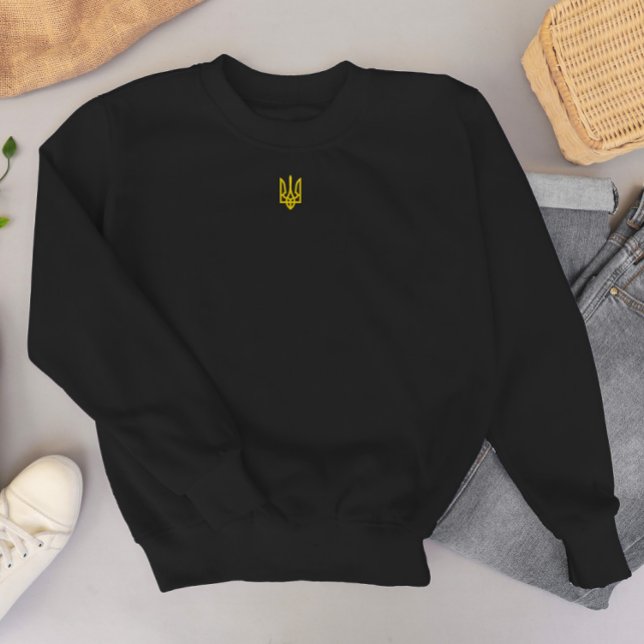 Zelensky Ukraine President Gold Trident Emblem  Sweatshirt (Creator Uploaded)