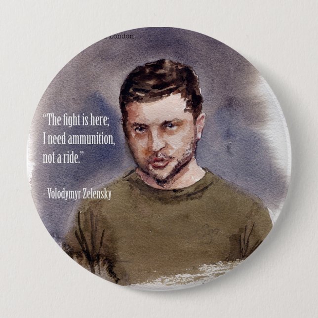 Zelensky, Volodymir Button (Front)