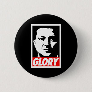 Zelenskyy - Glory To Ukraine Support Ukraine I Sta 6 Cm Round Badge
