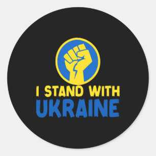 Zelenskyy I Stand With Ukraine Uni Sticker