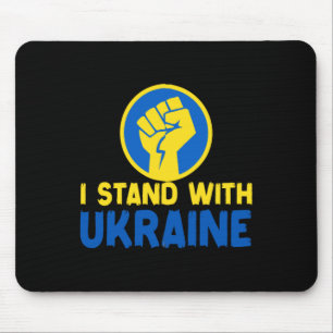 Zelenskyy I Stand With Ukraine Uni Sticker Mouse Pad