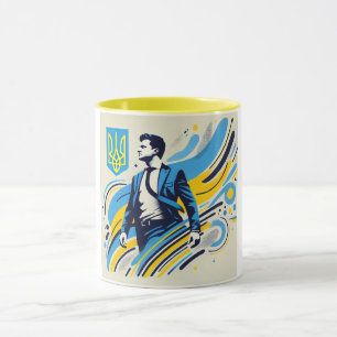 Zelenskyy Rebuilding Ukraine Mug