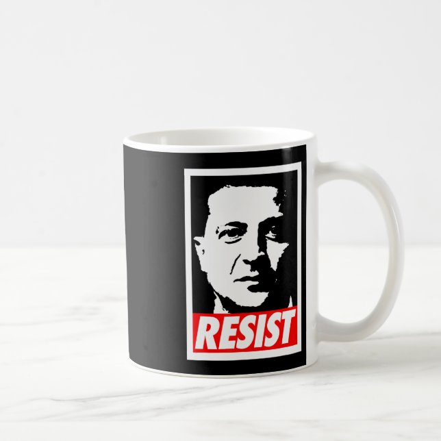 Zelenskyy - Resist Support Ukraine I Stand With Uk Coffee Mug (Right)