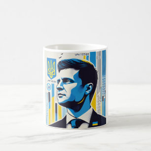 Zelenskyy Ukraine Strong Leadership  Coffee Mug