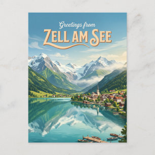 Zell am See Austria Postcard