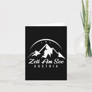 Zell Am See Austria Ski Resort Skiing Snowboarding Card