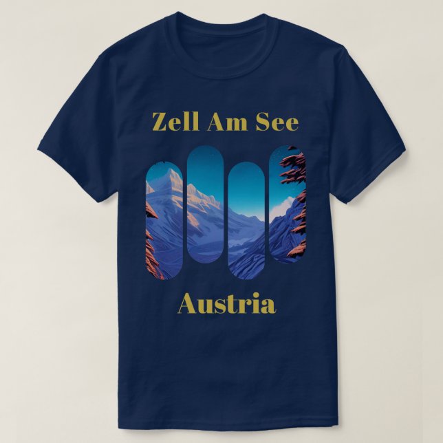 Zell Am See ski Austria 6 T-Shirt (Design Front)