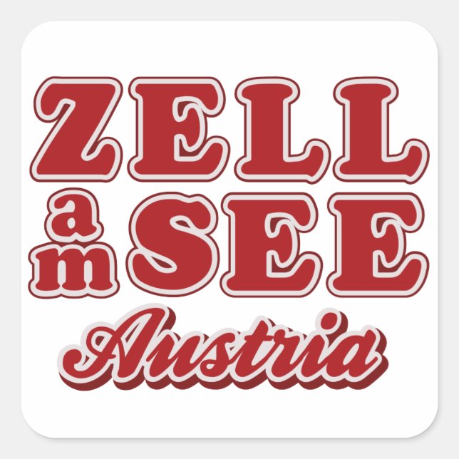 Zell am See stickers (Front)