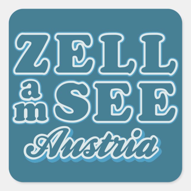 Zell am See stickers (Front)
