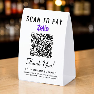Zelle QR Code Scan To Pay