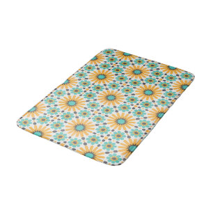 Zellige Radiance: Colourful Andalusian Geometry Bath Mat