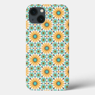 Zellige Radiance: Colourful Andalusian Geometry iPhone 13 Case