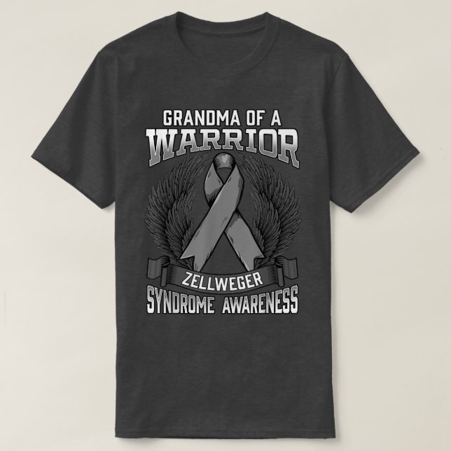 Zellweger Syndrome Family Awareness Grandmother Wi T-Shirt (Design Front)