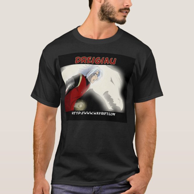 Zemi Dreigiau T Shirt Black (Front)