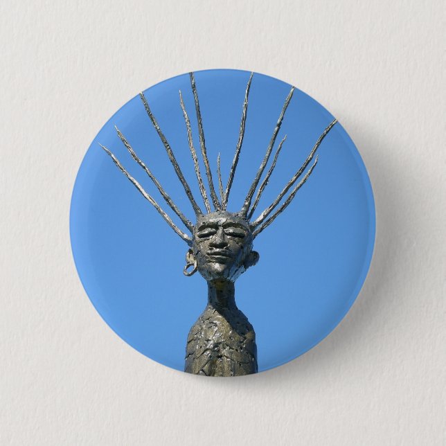 Zen 6 Cm Round Badge (Front)