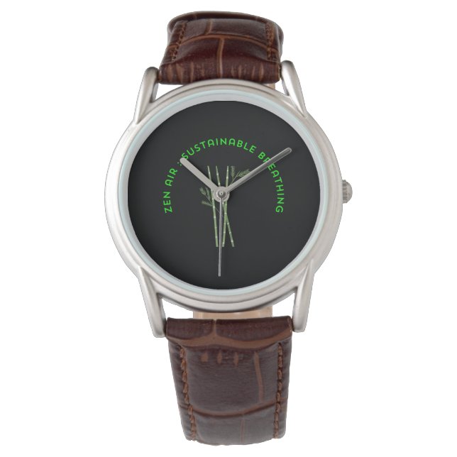 Zen Air: Sustainable Breathing Watch (Front)