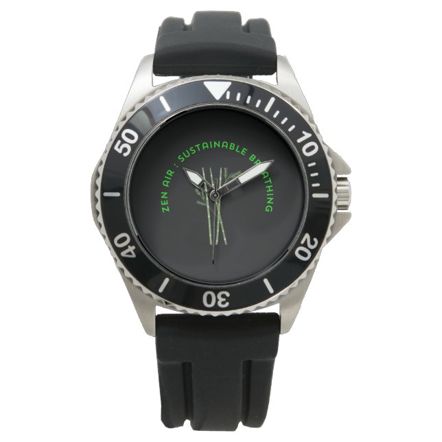 Zen Air: Sustainable Breathing Watch (Front)