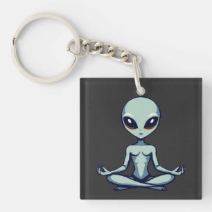 Zen Alien Key Ring