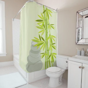 Zen ambience shower curtain